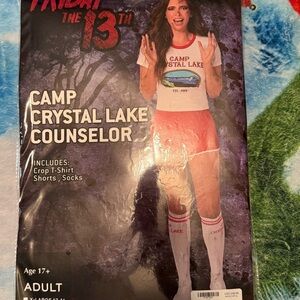 Camp Crystal Lake Counselor Costume Set Adult XL